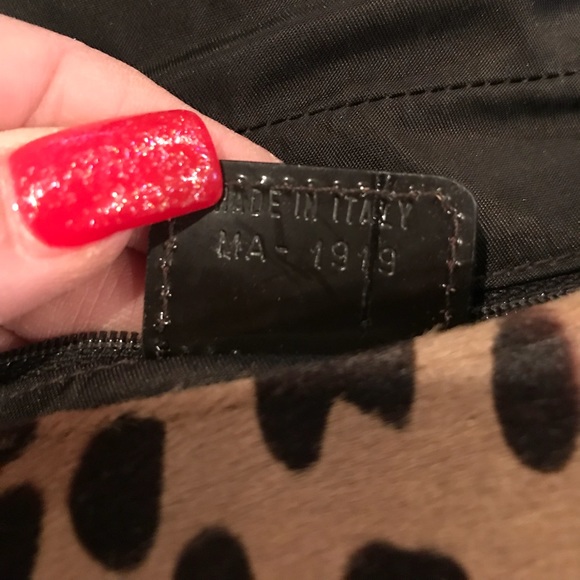 Authentic Christian Dior Leopard Ponyhair Baguette - Picture 8 of 8